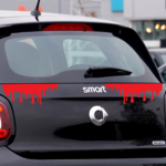 מדבקה לרכב - נוזל מוזר באוטו