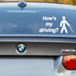 מדבקה לרכב - איך הנהיגה שלי?