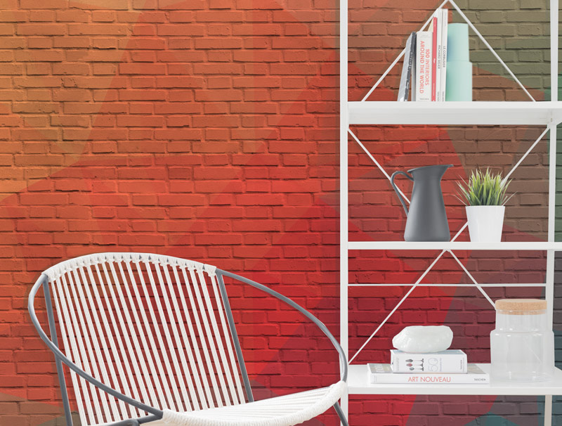 טפט בריקים צבעוניים מרהיבים