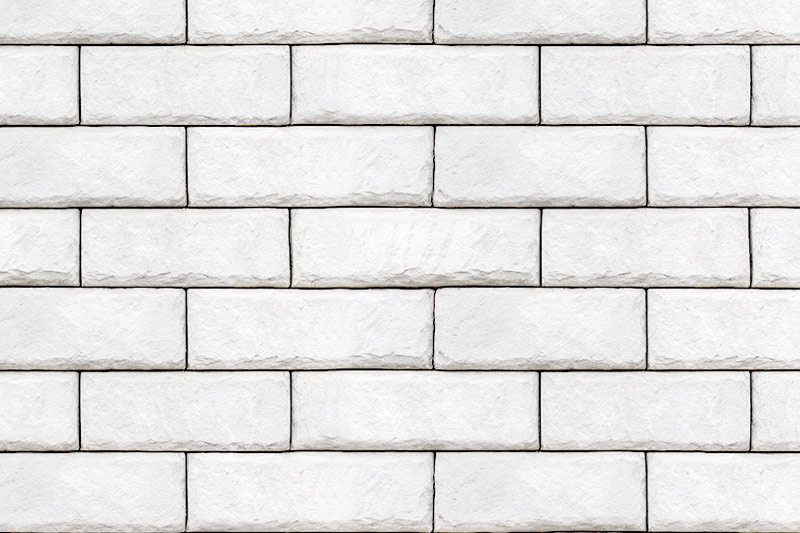 בריקים בצבע לבן