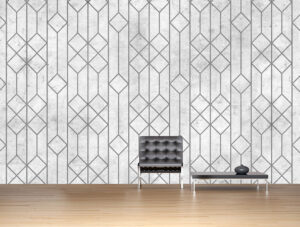 טפט - בטון בהיר בעיצוב גיאומטרי