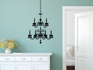 מדבקת קיר - שנדליר