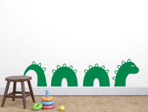 מדבקת קיר - מפלצת ים חמודה