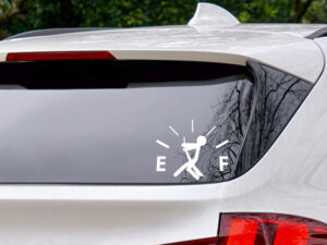 מדבקה לרכב - עוד דלק