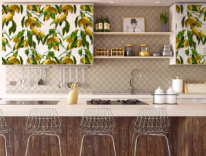 טפט לרהיטים - לימונים צהובים