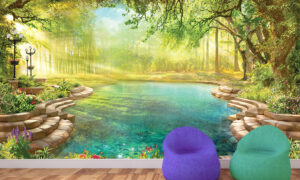 טפט - בריכה יפיפה בשמש