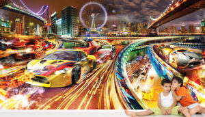 טפט - מכוניות מרוץ מהירות