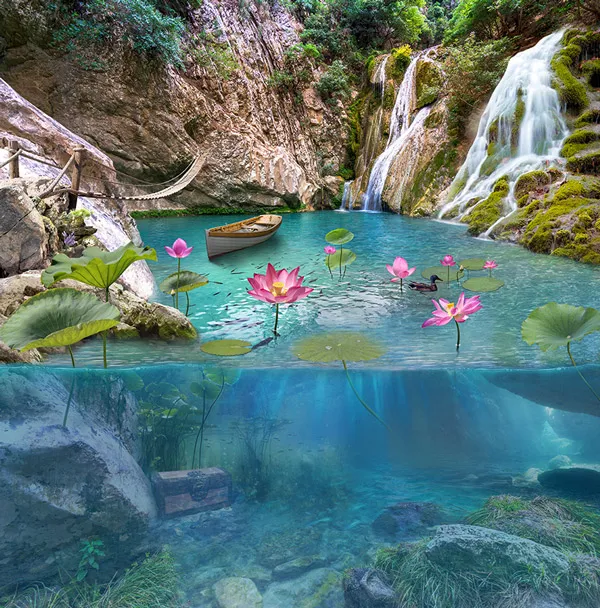 טפט - אגם מים צלולים