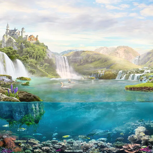 טפט - אגם יפיפה ומפלים