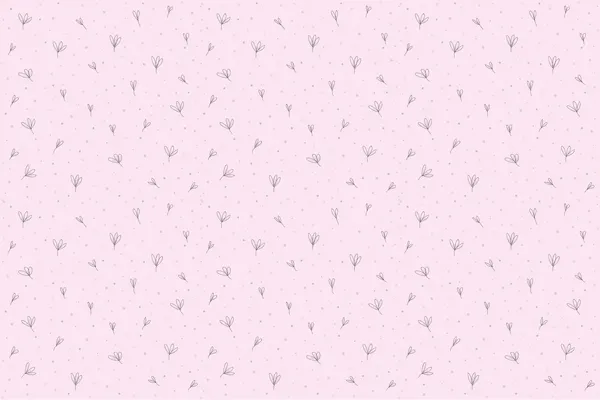 טפט - פרחים עדינים ורודים