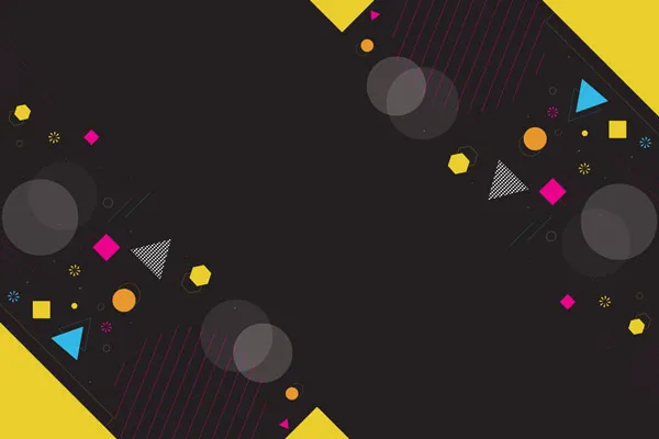 טפט - צורות גיאומטריות צבעוניות