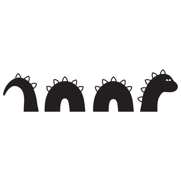 מדבקת קיר - מפלצת ים חמודה