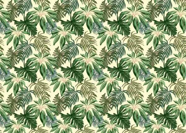 טפט לרהיטים - עלים מצויירים