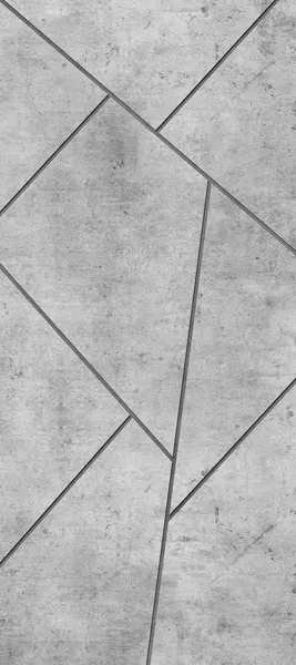 טפט לדלת - חיתוכי צורות בטון