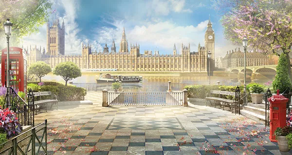 טפט - נוף מפואר בלונדון