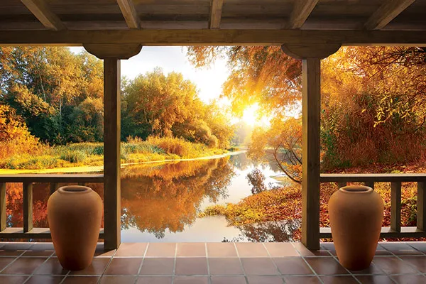 טפט - מרפסת עם נוף שליו