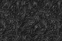 מדבקת טפט | עיצב עלים תלת מימדיים