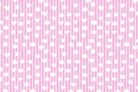 מדבקת טפט | עננים לבבות וכוכבים - ורוד