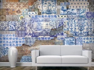 מדבקת טפט | אריחים עתיקים