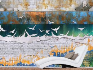 מדבקת טפט | קיר טקסטורות שונות