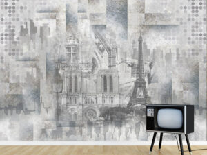 מדבקת טפט | גרפיטי פריז