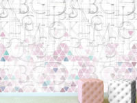 מדבקת טפט | עיצוב אותיות