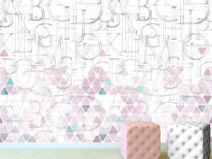 מדבקת טפט | עיצוב אותיות