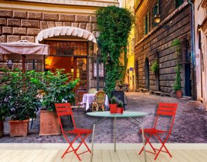 מדבקת טפט | רחוב פרברי