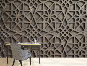 מדבקת טפט | עיצוב חום תלת מימדי