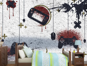 מדבקת טפט | גרפיטי גיימינג