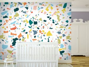 מדבקת טפט | צורות צבעוניות