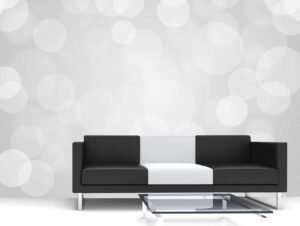 מדבקת טפט | עיגולים בהירים