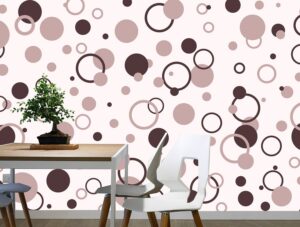 מדבקת טפט | עיגולים וצורות