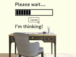 מדבקת קיר | חושב!