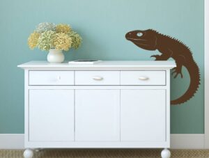 מדבקת קיר | לטאה מכניבה