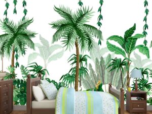 מדבקת טפט | יער ירוק