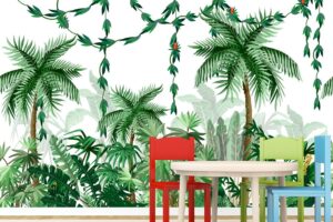 מדבקת טפט | ג'ונגל ירוק