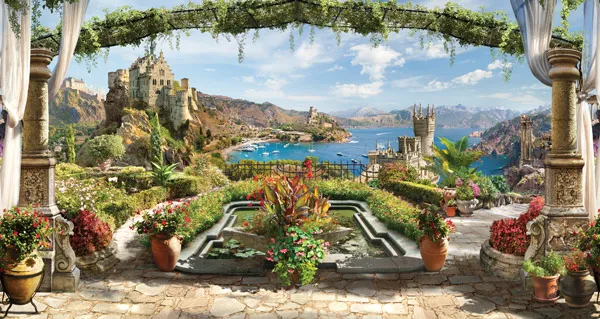 מדבקת טפט | נוף מרהיב לים