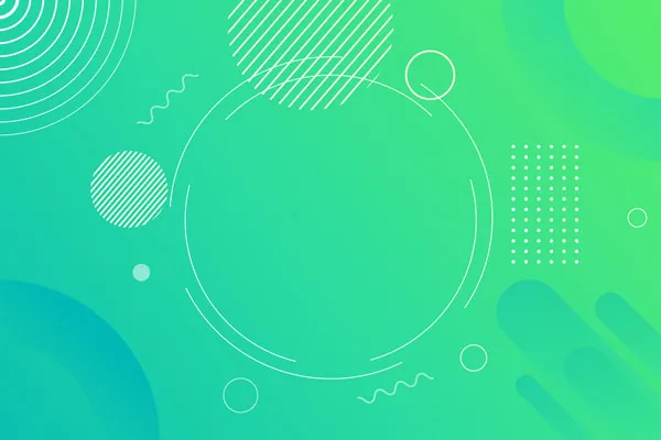 מדבקת טפט | צרורות על רקע ירוק