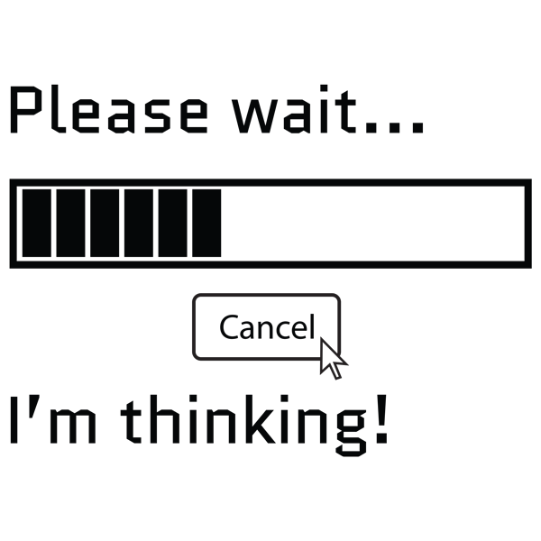 מדבקת קיר | חושב!