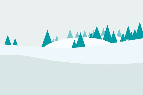 מדבקת טפט | גבעות מושלגות