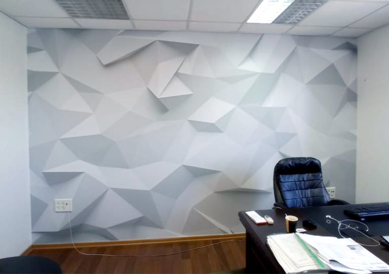 צורות לבנות תלת מימדיות