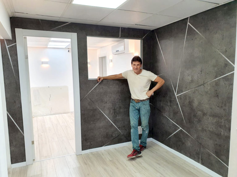 חיתוכי צורות בטון אפור