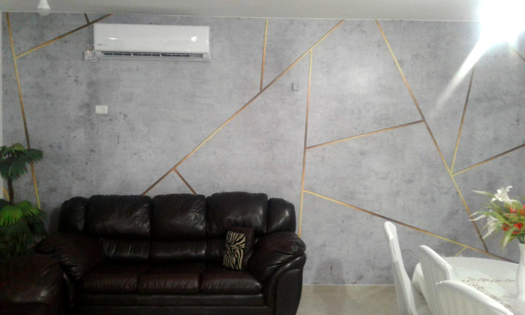 חיתוכי צורות בטון וזהב