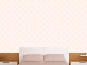 טפט - צורות פרחים ורוד בהיר