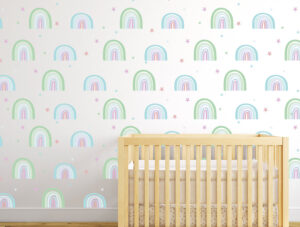 סט מדבקות - קשתות עדינות מעוצבות