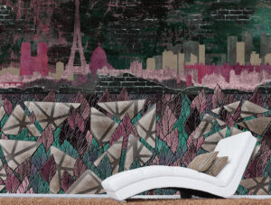 טפט - ציור קיר צרפת מעוצב