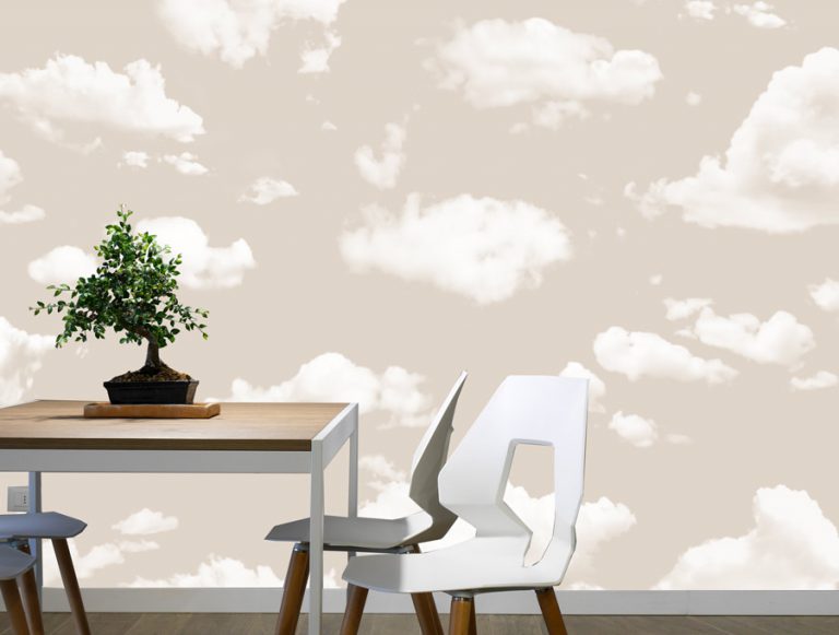 טפט - עננים רכים ורקע כתמתם