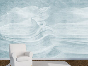 טפט - בטון גלי מעוצב כחלחל