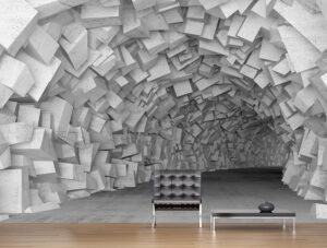 טפט - מערת קוביות תלת מימדית